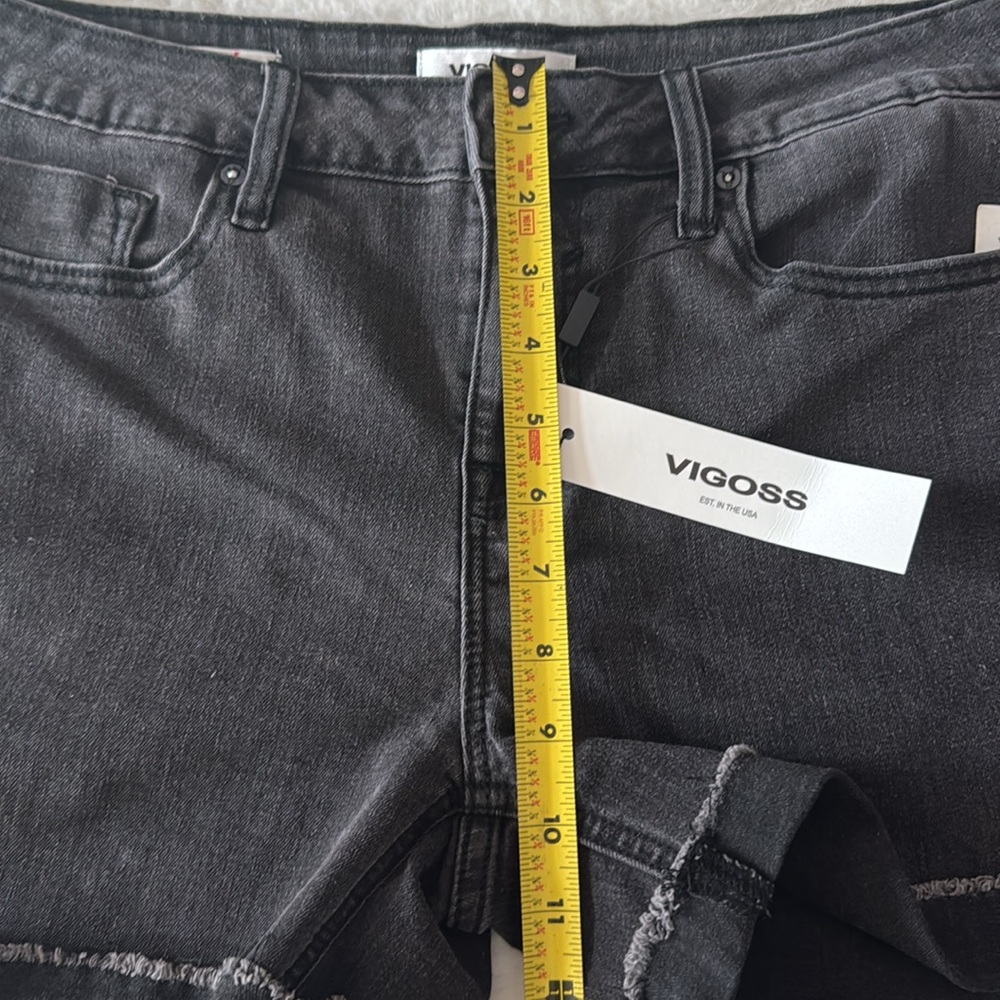 Vigoss Black Jean Shorts - Picture 8 of 10